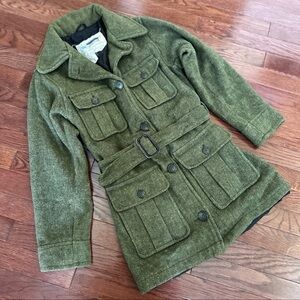 Vintage 2000s SpieWak Golden Fleece USA Green Utility Military Wool Jacket‎ XS